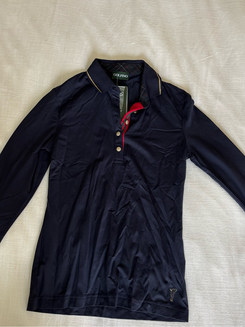 Vintage Golf Preppy Long Sleeve Navy